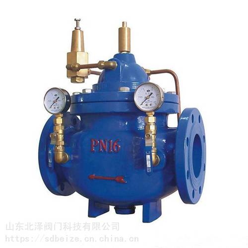 北泽球墨铸铁多功能水力控制阀400X流量控制阀 原理、特点与应用全解析